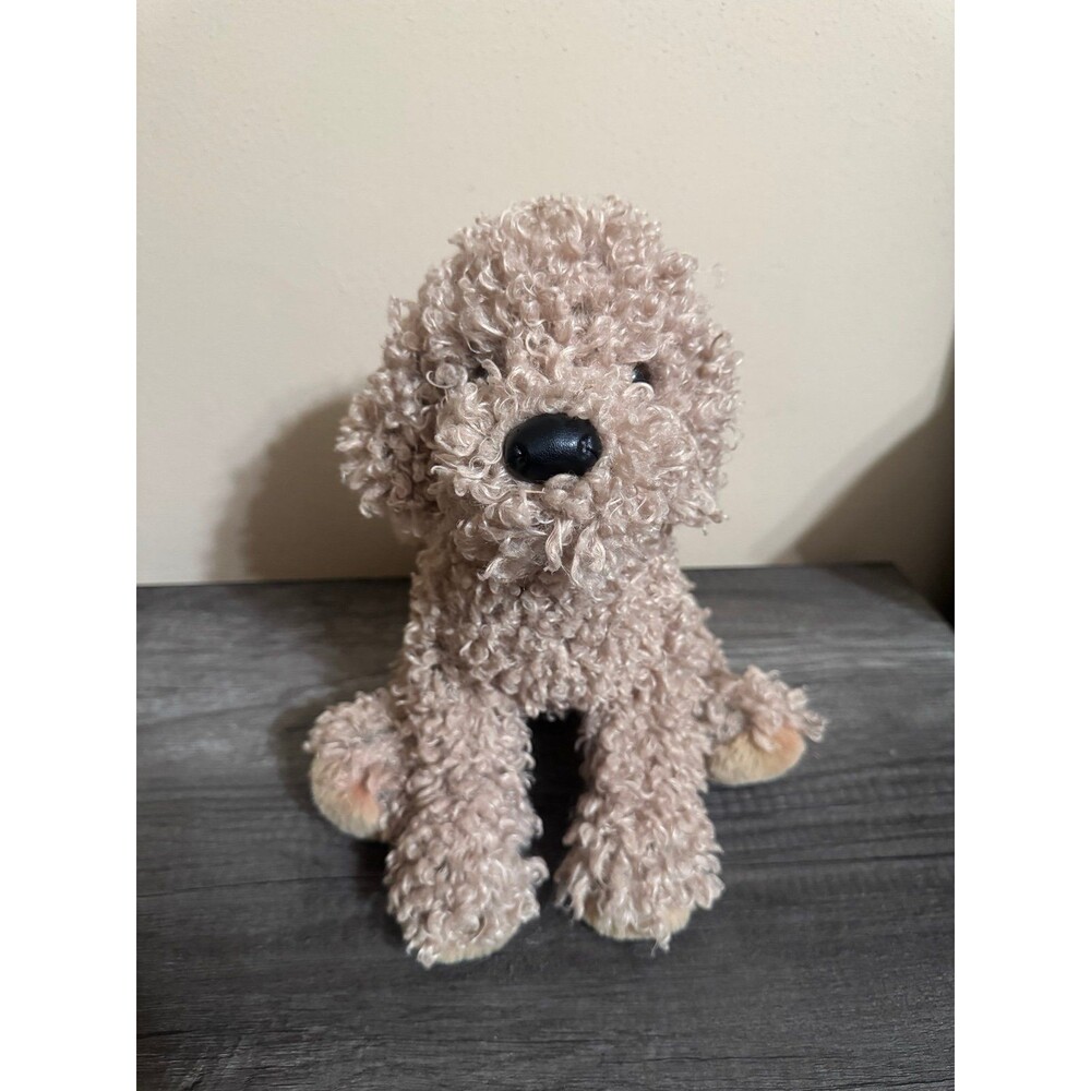 Douglas Macaroni Poodle Dog Plush Stuffed Animal Beige